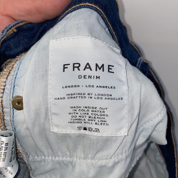 FRAME Le Skinny de Jeanne distressed stretch skinny jeans size 26 - Picture 10 of 11